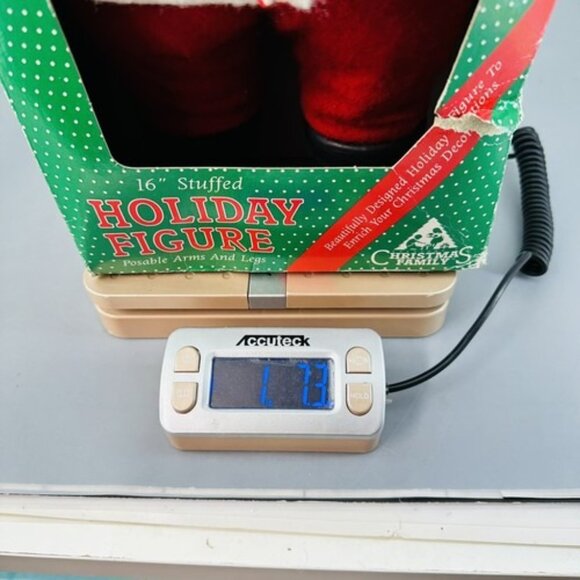 Holiday Creations 16" Stuffed Holiday Figure Santa Claus Posable Arms And Legs - Picture 14 of 14